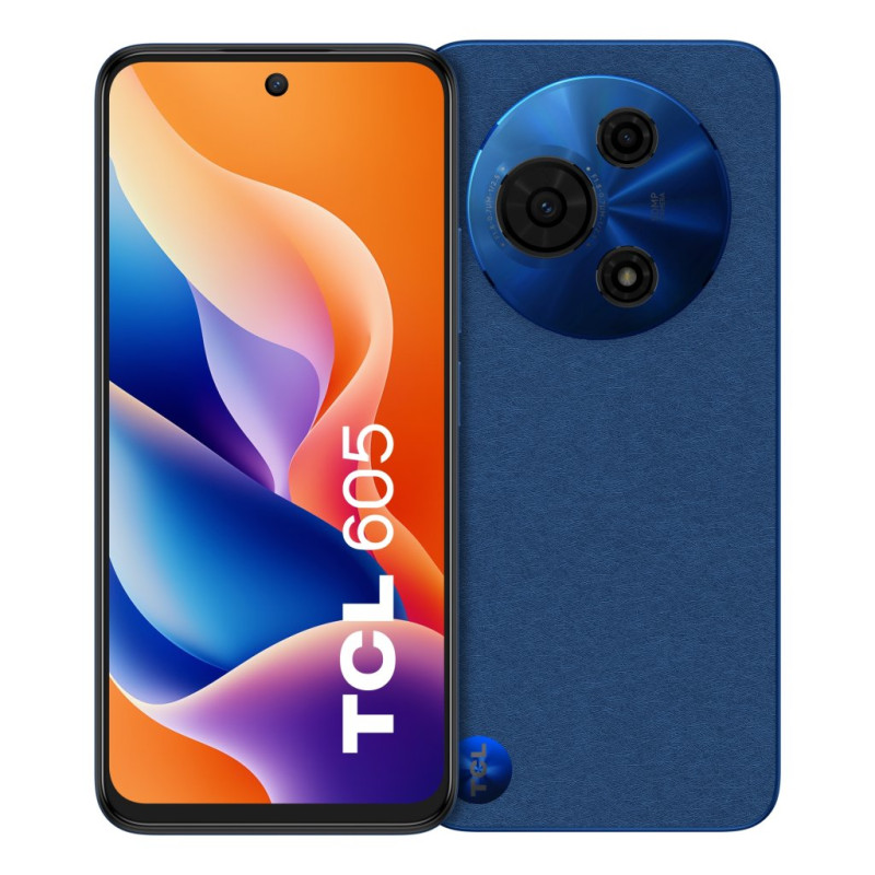 605 16,9 cm (6.67) SIM doble Android 15 4G USB Tipo C 4 GB 128 GB 5200 mAh Azul 605 16,9 cm (6.67) SIM doble Android 15 4G USB Tipo C 4 GB 128 GB 5200 mAh Azul