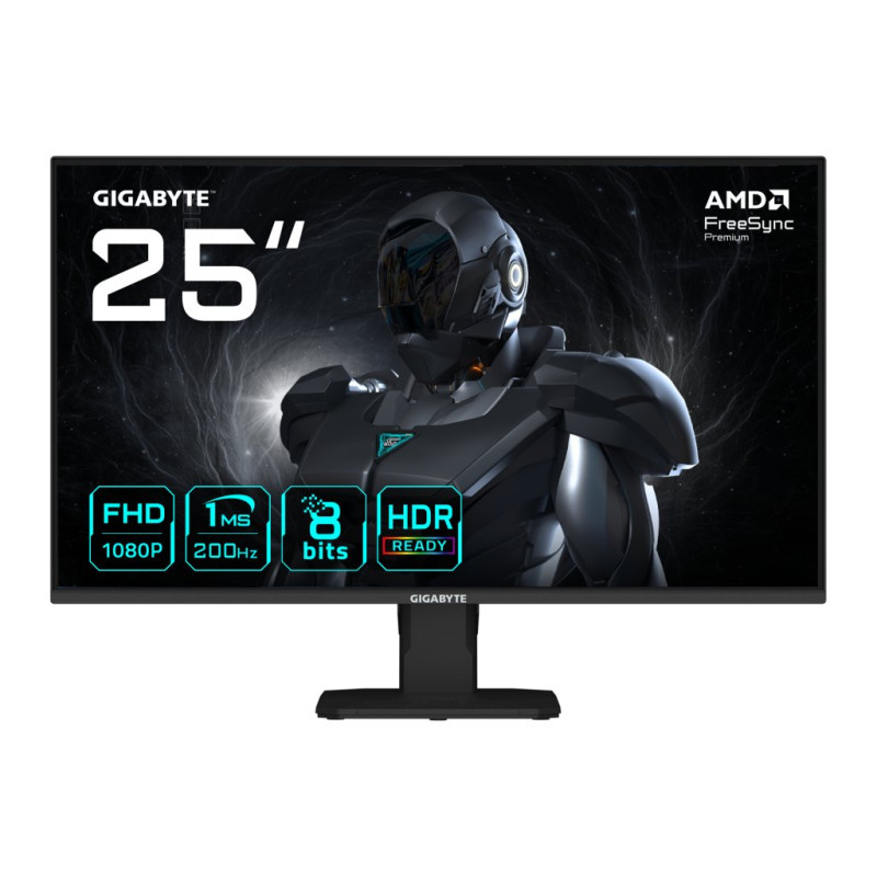GS25F2 Monitor Gaming 25 FHD - 1920 x 1080, 200Hz, 1ms, 300 cd/m², Display HDR 10, HDMI 2.0, DisplayPort 1.4 GS25F2 Monitor Gaming 25 FHD - 1920 x 1080, 200Hz, 1ms, 300 cd/m², Display HDR 10, HDMI 2.0, DisplayPort 1.4