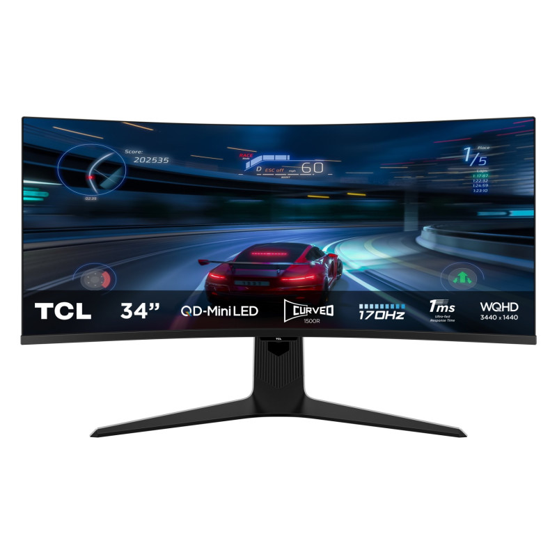 R83 34R83Q pantalla para PC 94 cm (37) 3440 x 1440 Pixeles LED Negro, Blanco