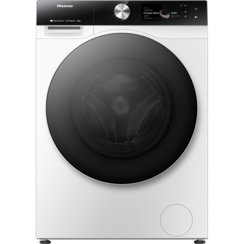 Lavadora Hisense WF7S1247BW, 12kg, 1400rpm, A, IX Lavadora Hisense WF7S1247BW, 12kg, 1400rpm, A, IX
