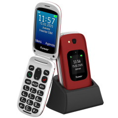 E350 Max Audio 3 Plus 4G  Teléfono con tapa  Rojo