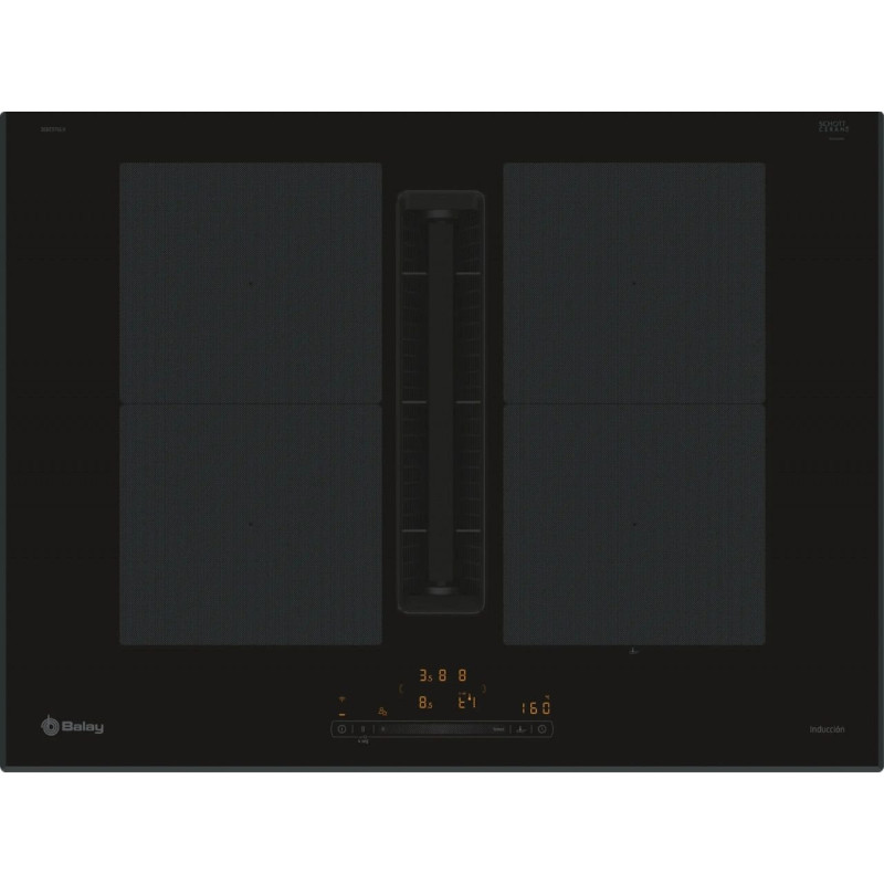 Induccion Balay 3EBC976LH, c/extrator, 4 Zonas, 70 Induccion Balay 3EBC976LH, c/extrator, 4 Zonas, 70