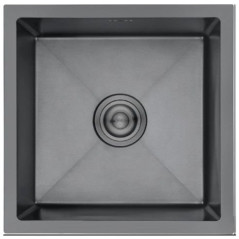 Fregadero Nova TRENTO4040N, 40X40 Acero Negro