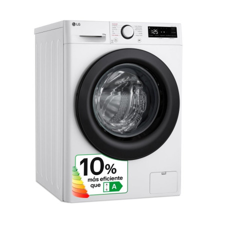 Lavadora LG F4WR5010A6W, 10kg, 1400rpm, A-10%, Bla