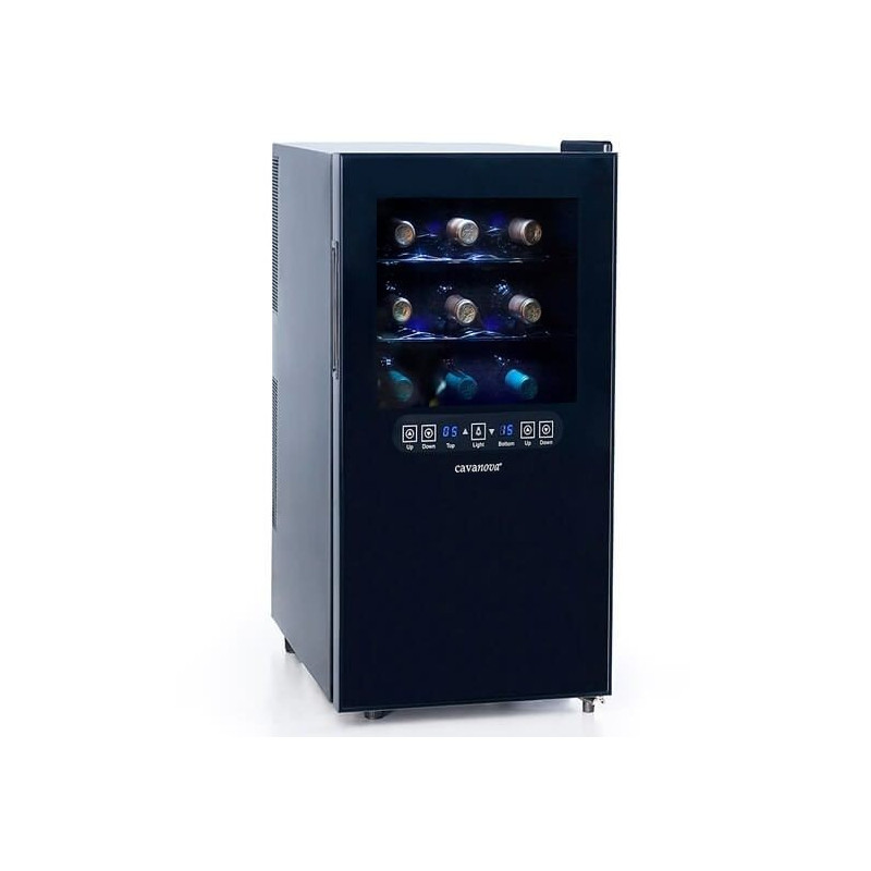 Vinoteca Cavanova CV0182T, 18 botellas, 2 temp, di