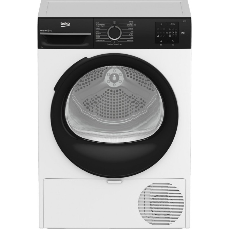 Secadora Beko BM3T37230W, 7kg, E, Heat Pump