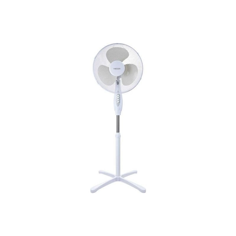 Ventilador pie Haeger SF16W011A, 40cm, cross white Ventilador pie Haeger SF16W011A, 40cm, cross white