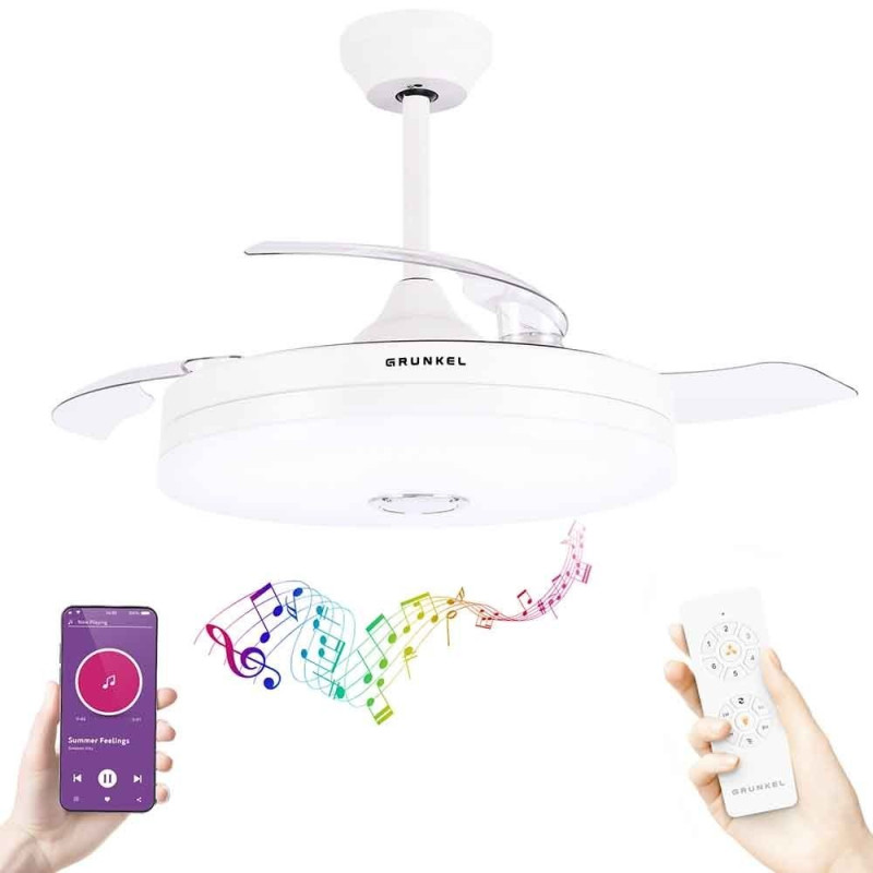 Ventilador Techo Grunkel SKYWIND42BT2, aspas Retra Ventilador Techo Grunkel SKYWIND42BT2, aspas Retra
