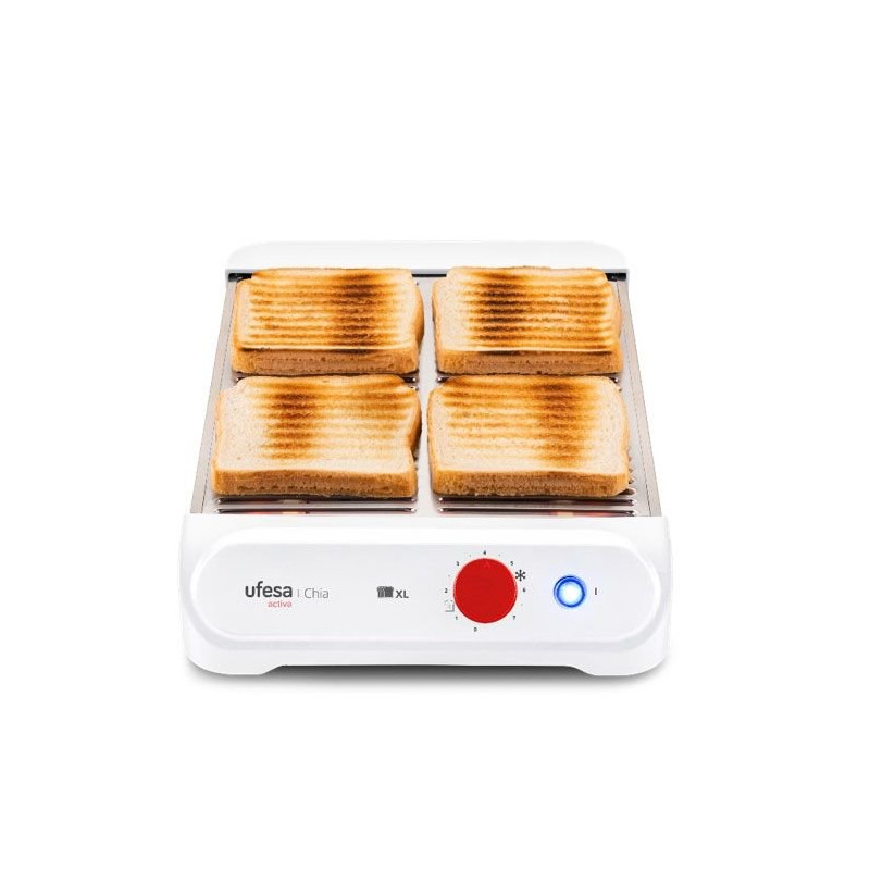 Tostador Ufesa CHIAACTIVA, 900w, superficie XL ace Tostador Ufesa CHIAACTIVA, 900w, superficie XL ace