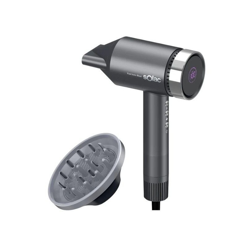 Secador pelo Solac SB7950, 1600w, Iones, difusor, Secador pelo Solac SB7950, 1600w, Iones, difusor,