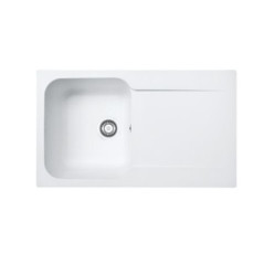 Fregadero Mepamsa KITE 86.50 BLANCO REV.,SINTETICO