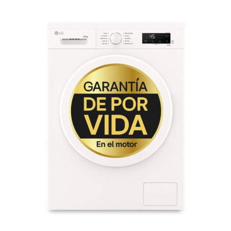 Lavasecadora LG W4X1085NWH, 8/5kg, A/E, Blanco