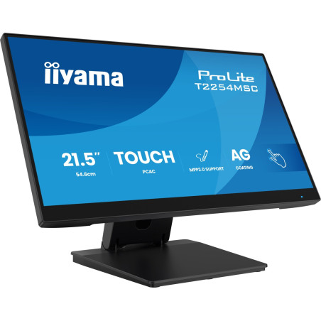 T2254MSC-B2AG pantalla para PC 54,6 cm (21.5) 1920 x 1080 Pixeles Full HD LED Pantalla táctil Negro