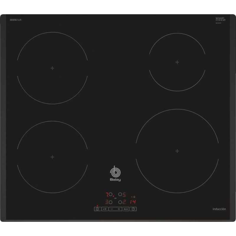 Induccion Balay 3EB961LR, 4 zonas, 60cm, Bisel