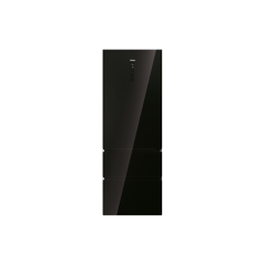 Combi Haier HTW7620DNGB 205x60, D, Cristal Negro