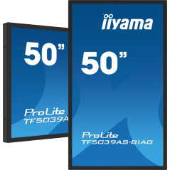 TF5039AS-B1AG pantalla para PC 125,7 cm (49.5) 3840 x 2160 Pixeles 4K Ultra HD LED Pantalla táctil Negro