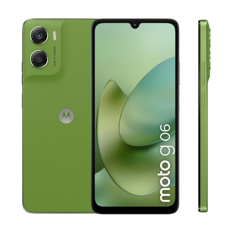 moto g06 17,5 cm (6.88) SIM doble Android 15 4G USB Tipo C 4 GB 256 GB 5200 mAh Verde moto g06 17,5 cm (6.88) SIM doble Android 15 4G USB Tipo C 4 GB 256 GB 5200 mAh Verde