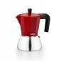 Cafetera induction Monix M863106, inox red 6 tazas Cafetera induction Monix M863106, inox red 6 tazas