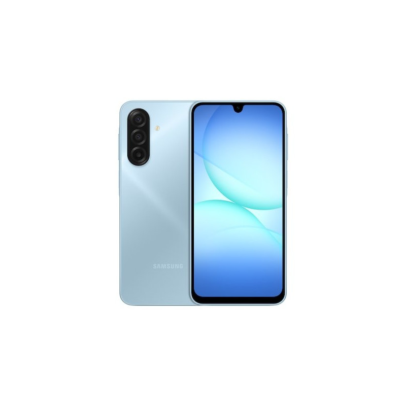 Galaxy A17 17 cm (6.7) Ranura híbrida Dual SIM 4G USB Tipo C 4 GB 128 GB 5000 mAh Azul claro Galaxy A17 17 cm (6.7) Ranura híbrida Dual SIM 4G USB Tipo C 4 GB 128 GB 5000 mAh Azul claro