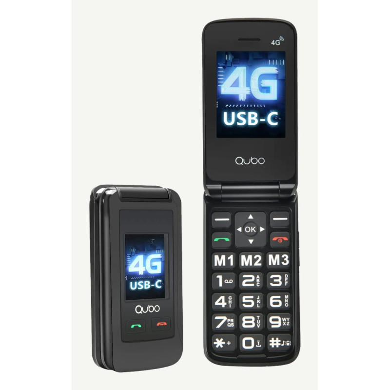 X-247 4G teléfono móvil 7,11 cm (2.8) Negro X-247 4G teléfono móvil 7,11 cm (2.8) Negro