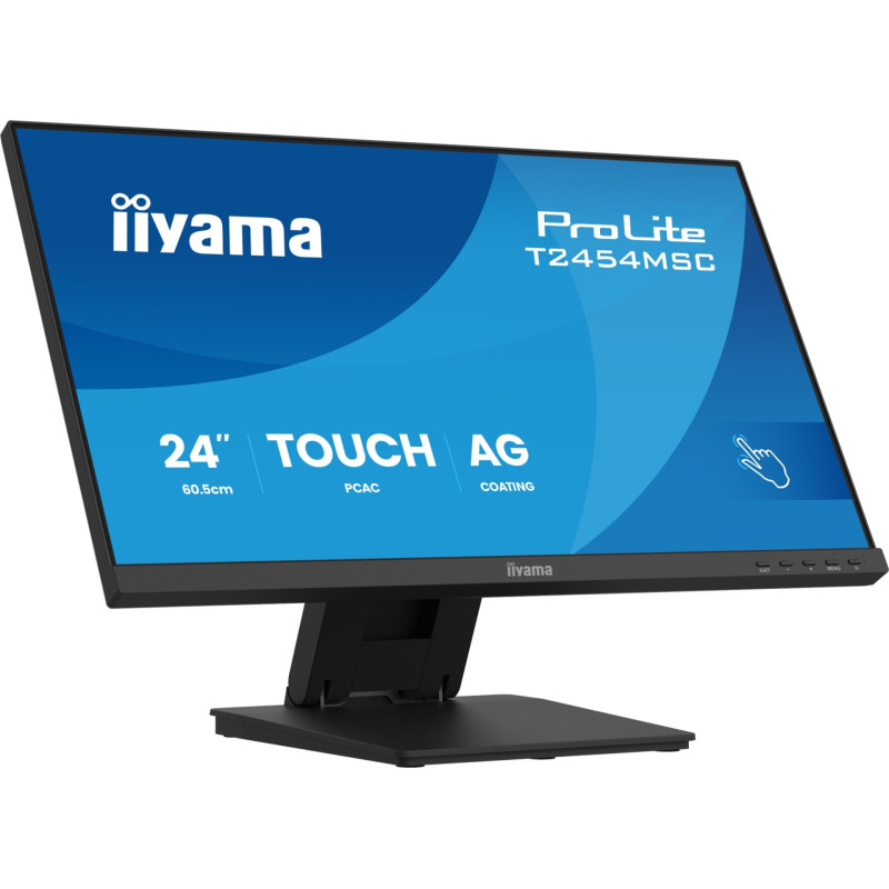 ProLite T2454MSC-B3AG pantalla para PC 60,5 cm (23.8) 1920 x 1080 Pixeles Full HD LED Pantalla táctil Multi-usuario Negro