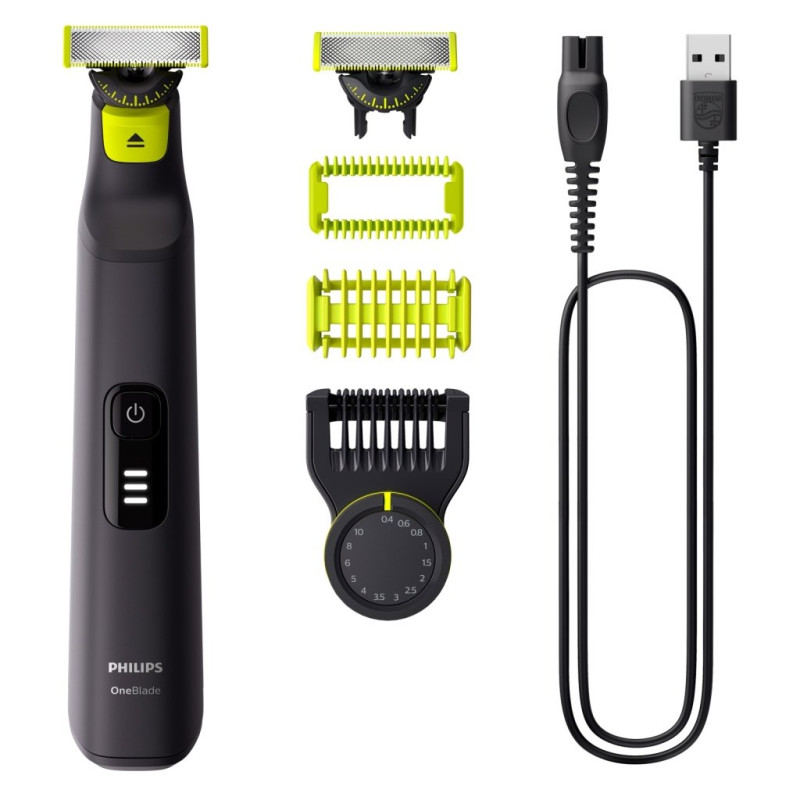Afeitadora Philips QP654215, OneBladePro360, 90min Afeitadora Philips QP654215, OneBladePro360, 90min