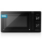 Microondas Grunkel MW20MN, 20L, 700W, Negro, Microondas Grunkel MW20MN, 20L, 700W, Negro,