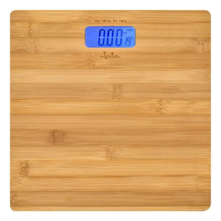 Bascula Baño Jata HBAS1489, 180kg, Bambu, Electron