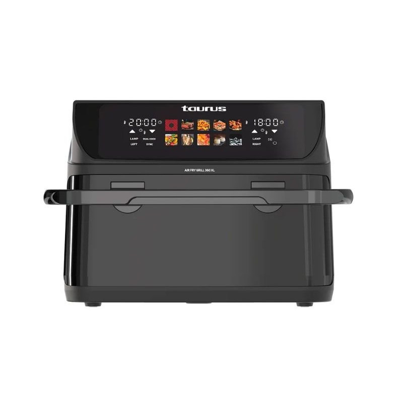 Freidora Airfry Taurus 973004000, 2800w, grill 360 Freidora Airfry Taurus 973004000, 2800w, grill 360