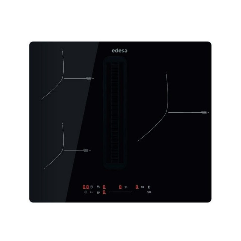 Induccion Edesa EIS6321DDR, con Extractor, 3 zonas Induccion Edesa EIS6321DDR, con Extractor, 3 zonas