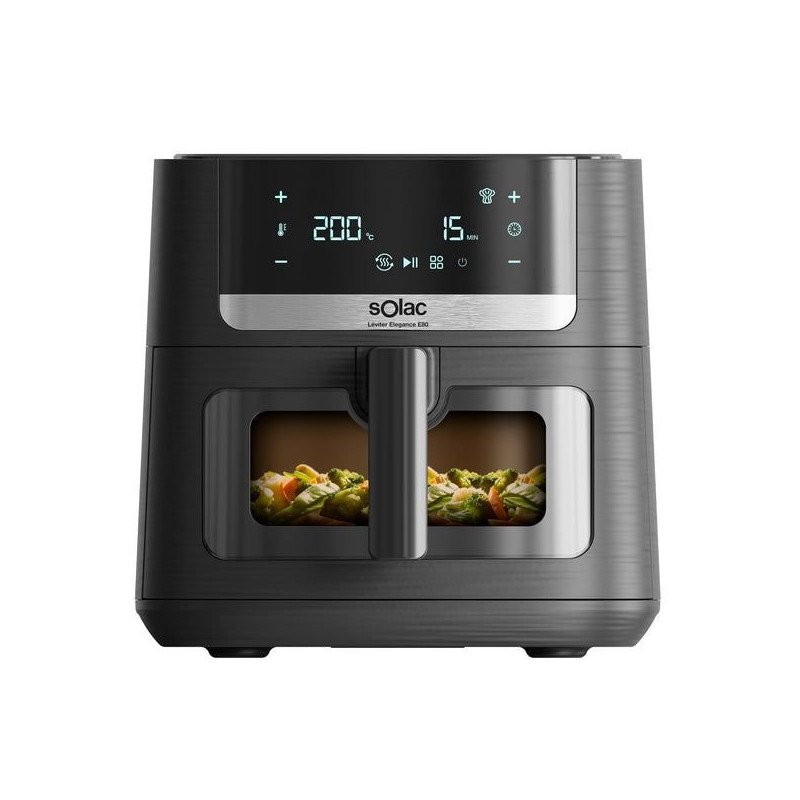 Air Fryer Leviter Digital Solac 8(FA1801) DOBLE RE Air Fryer Leviter Digital Solac 8(FA1801) DOBLE RE
