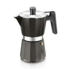 Cafetera acero Bra A170483, 9 tazas perfecta