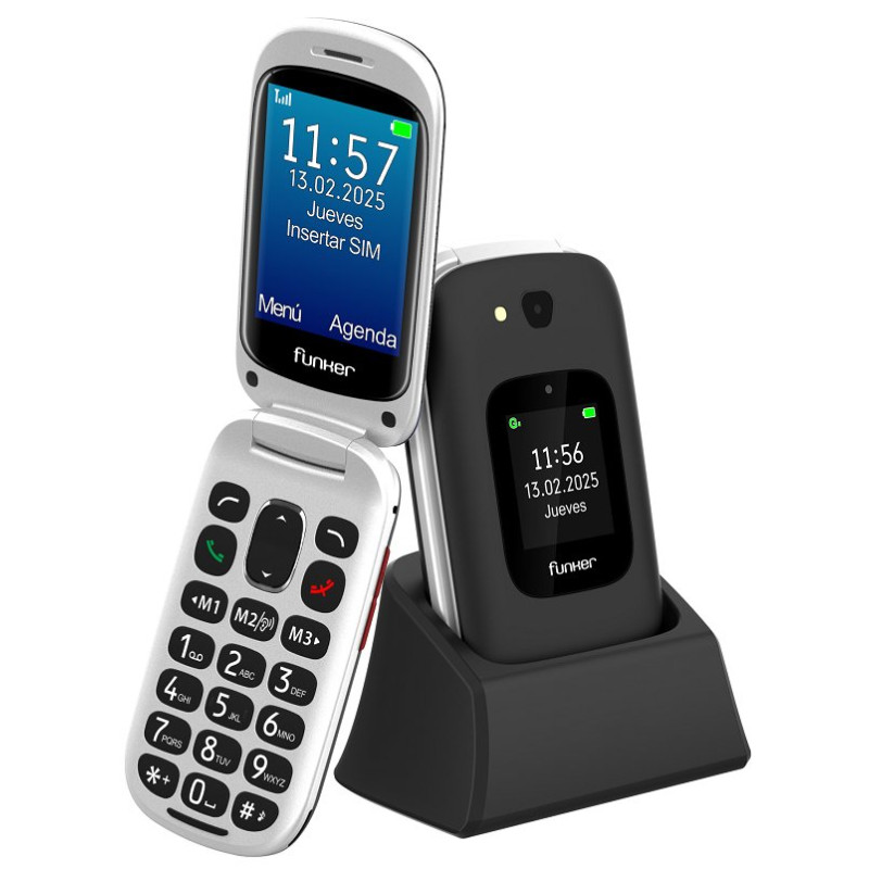 E350 Max Audio 3 Plus 4G Teléfono con tapa Negro E350 Max Audio 3 Plus 4G Teléfono con tapa Negro