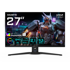 AORUS FO27Q5P Monitor Gaming OLED QHD 2560 x 1440, 500Hz, 0,03ms, KVM, 300 cd/m², FreeSync Premium Pro, DisplayHDR True Black 5