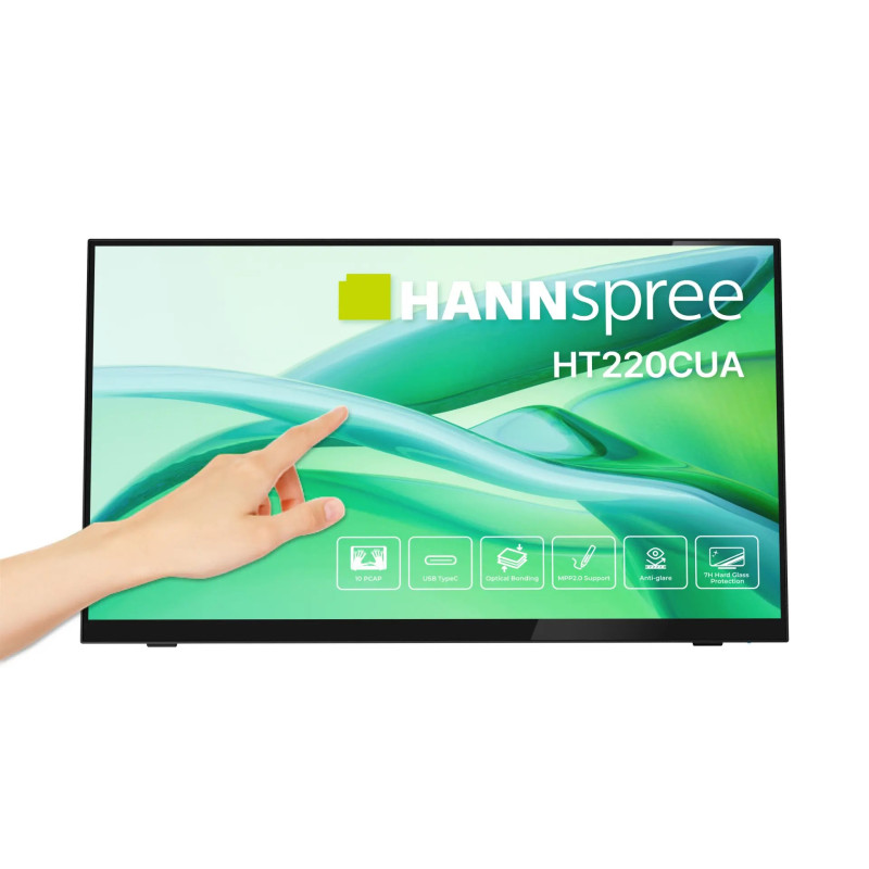 HT220CUA pantalla para PC 54,5 cm (21.4) 1920 x 1080 Pixeles Full HD LED Pantalla táctil Negro