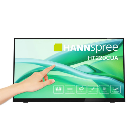 HT220CUA pantalla para PC 54,5 cm (21.4) 1920 x 1080 Pixeles Full HD LED Pantalla táctil Negro
