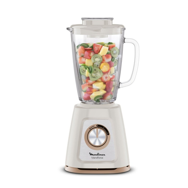 Batidora vaso Moulinex LM430A10, 800w, 1,75L, crem Batidora vaso Moulinex LM430A10, 800w, 1,75L, crem