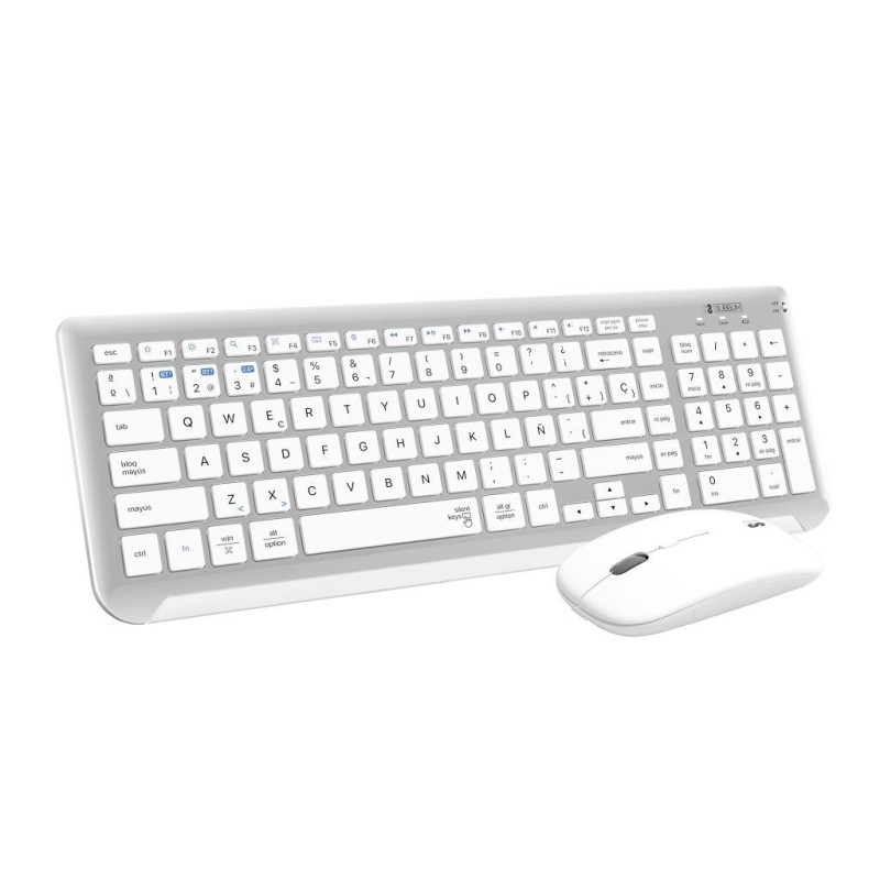 Teclado+Raton Subblim SUBKBCD-CEP10 Inalambricos Teclado+Raton Subblim SUBKBCD-CEP10 Inalambricos