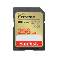 Tarjeta SanDisk SDXC UHS-I Clase 10 256GB Extreme
