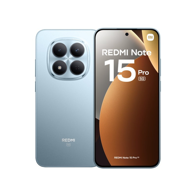 Redmi Note 15 Pro 5G 17,4 cm (6.83) SIM doble USB Tipo C 12 GB 512 GB 6580 mAh Azul Redmi Note 15 Pro 5G 17,4 cm (6.83) SIM doble USB Tipo C 12 GB 512 GB 6580 mAh Azul