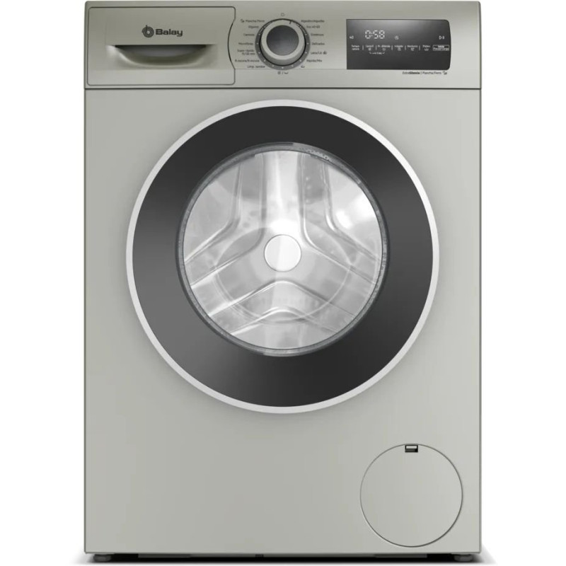 Lavadora Balay 3TS382X, 8kg, 1200rpm, A, acero mat Lavadora Balay 3TS382X, 8kg, 1200rpm, A, acero mat