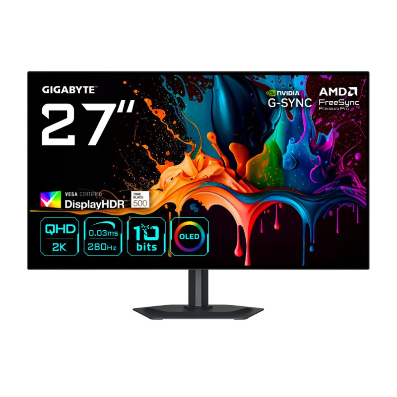 MO27Q28G Monitor Gaming OLED 27 QHD - 2560 x 1440, 280Hz, 0,03ms, 335 cd/m², Display HDR True Black 500, HDMI 2.1, DisplayPort 1 MO27Q28G Monitor Gaming OLED 27 QHD - 2560 x 1440, 280Hz, 0,03ms, 335 cd/m², Display HDR True Black 500, HDMI 2.1, DisplayPort 1