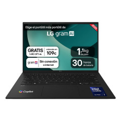 Gram 14ZD90T-G.AX88B ordenador portatil Intel Core Ultra 7 255H Portátil 35,6 cm (14) WUXGA 32 GB LPDDR5x-SDRAM 1 TB SSD Wi-Fi 6