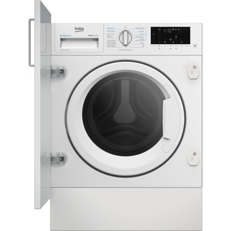 Lavasecadora Beko B5DBT48437WB, 8/5kg, 1400rpm, In Lavasecadora Beko B5DBT48437WB, 8/5kg, 1400rpm, In