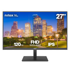 MONITOR 27 IPS 120 HZ HDMI Y DP pantalla para PC 68,6 cm (27) 1920 x 1080 Pixeles Full HD LCD Negro