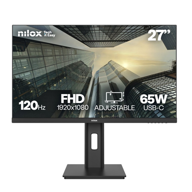 MONITOR 27 IPS 120 HZ FHD pantalla para PC 68,6 cm (27) 1920 x 1080 Pixeles Full HD LCD Negro