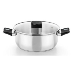 Cacerola Monix M240330, 30 cm, elite con tapa vidr