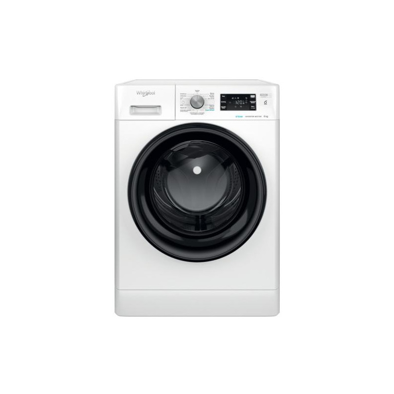 Lavadora Whirlpool FFB8489BVSPT, 8kg, 1400rpm, A,