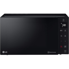 Microondas LG MH6535GIS, 25L, negro, grill, digita