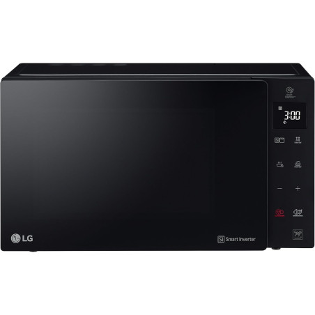 Microondas LG MH6535GIS, 25L, negro, grill, digita